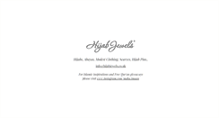 Desktop Screenshot of hijabjewels.co.uk