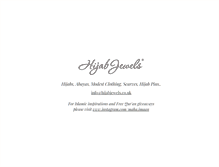 Tablet Screenshot of hijabjewels.co.uk